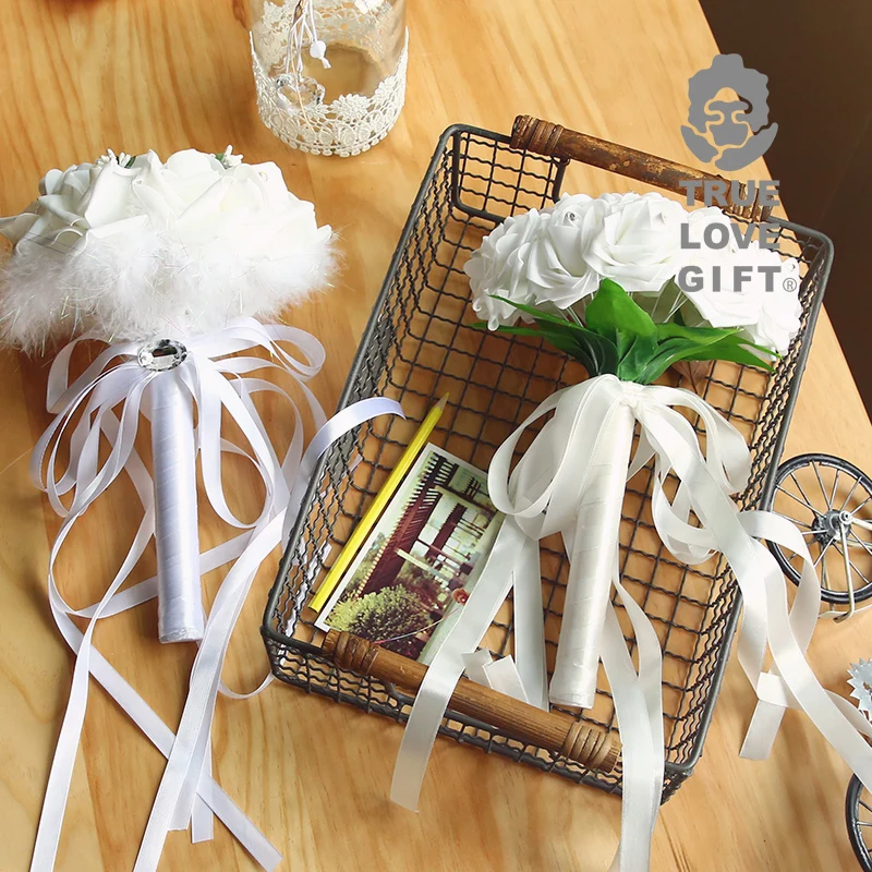 Свадебные букеты аксессуары принадлежности украшения девушки цветка вечеринок |