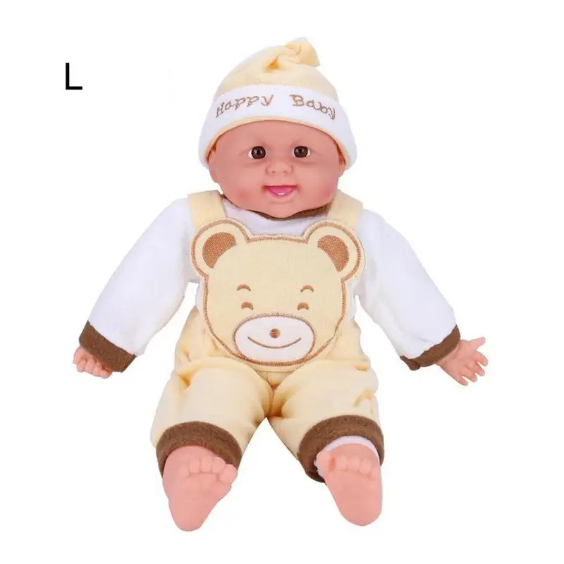 30/40/50 см Bebes кукла трансфер до Reborn Baby Doll модная Моделирования Детские игрушки виниловая кукла леггинсы с юбкой для малышей улыбка куклы интерактивных игр Игрушки - Цвет: Цвет: желтый