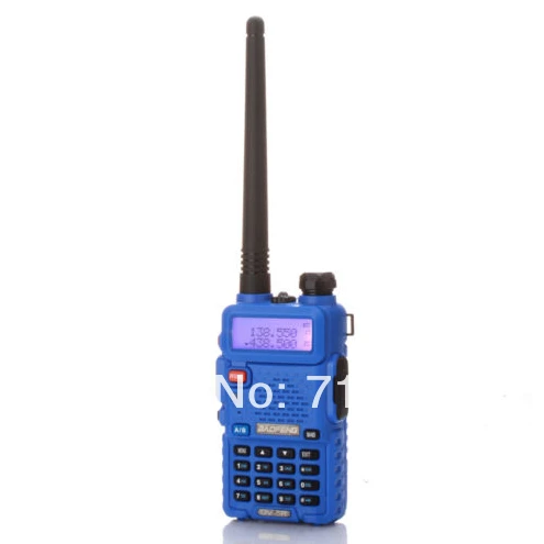 BAOFENG UV 5R синий цвет двухдиапазонный двусторонний радиоприемник Baofeng портативный