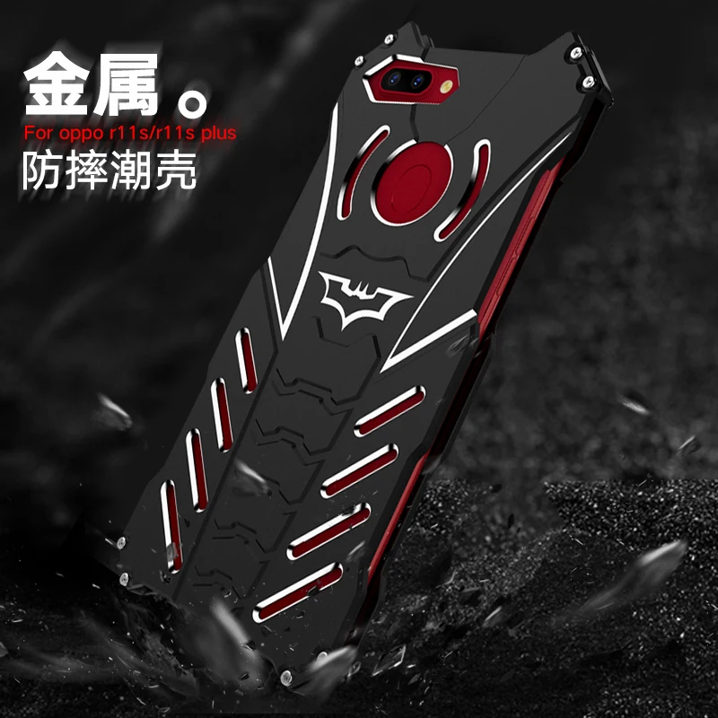 Batman Rugged Outdoor Shockproof Kickstand Metal Aluminum Case for Oppo R11S Armor R11s Plus OPPO Reno | Мобильные телефоны и