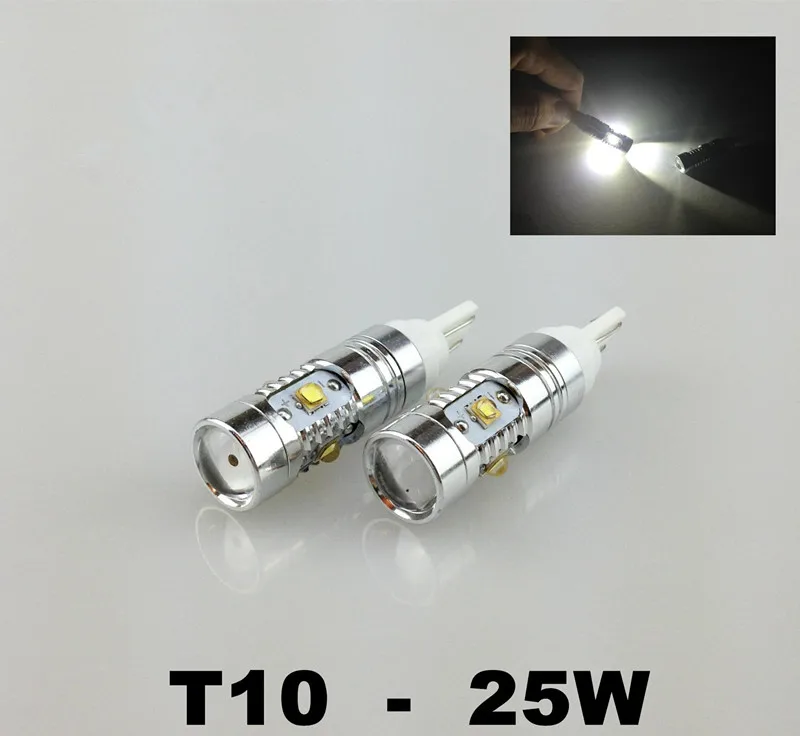 Светодиодные Автомобильные лампы T10 CREE 2x W5W автомобильные 168 194 с указателем