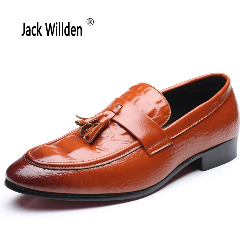 Jack Willden/Большие размеры 38-48 мужские лоферы в итальянском стиле осенние модельные