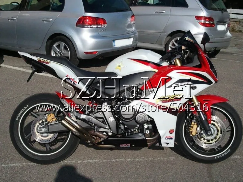 No. 19 Литья под давлением для HONDA CBR600F4i CBR600F, 11, 12, 13, 14, 116SH. 5 CBR 600 F 600F CBR600 F F4i 2011 2012 2013 На, в красном цвете; новые комплекты обтекателей - Цвет: No. 19