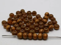 500 pcs coffee 8mm round wood beadswooden spacer beads jewelry making