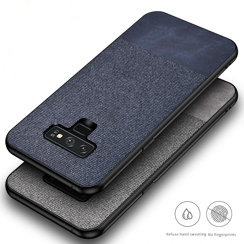Cloth Texture Soft case For Samsung Galaxy Note 9 8 Case Luxury Ultra-thin Silicone TPU Phone Cases A6 Plus |