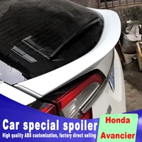 for 2016 to up year honda avancier new design high quality streamline spoiler by black white color or primer paint spoilers