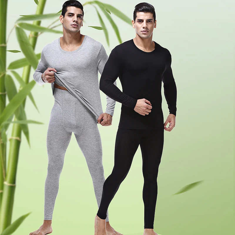 Мужские хлопковые пижамы с длинным рукавом трикотажные для сна на весну и осень