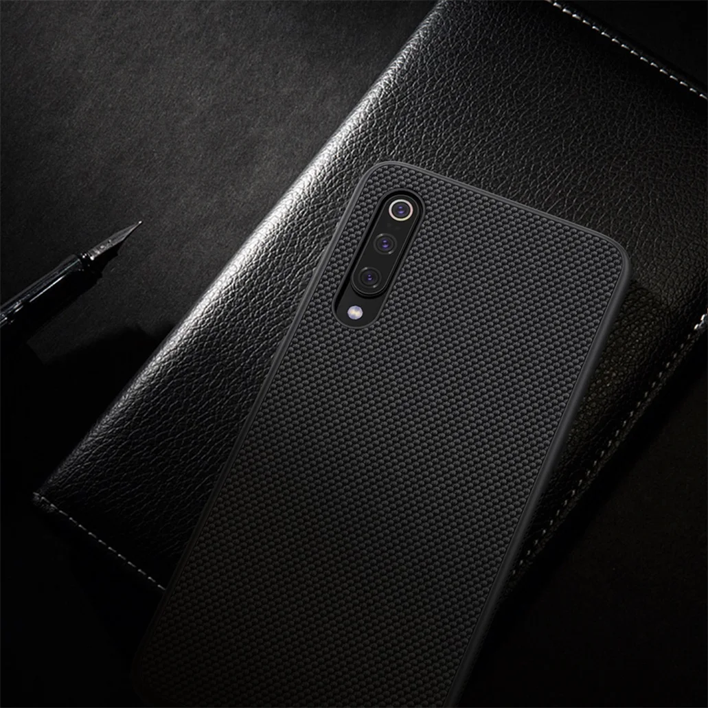 Чехол для Xiaomi Mi 9 NILLKIN Текстурированный чехол из нейлона Прочный нескользящий тонкий и светильник задняя крышка для Xiaomi Mi 9 Explorer