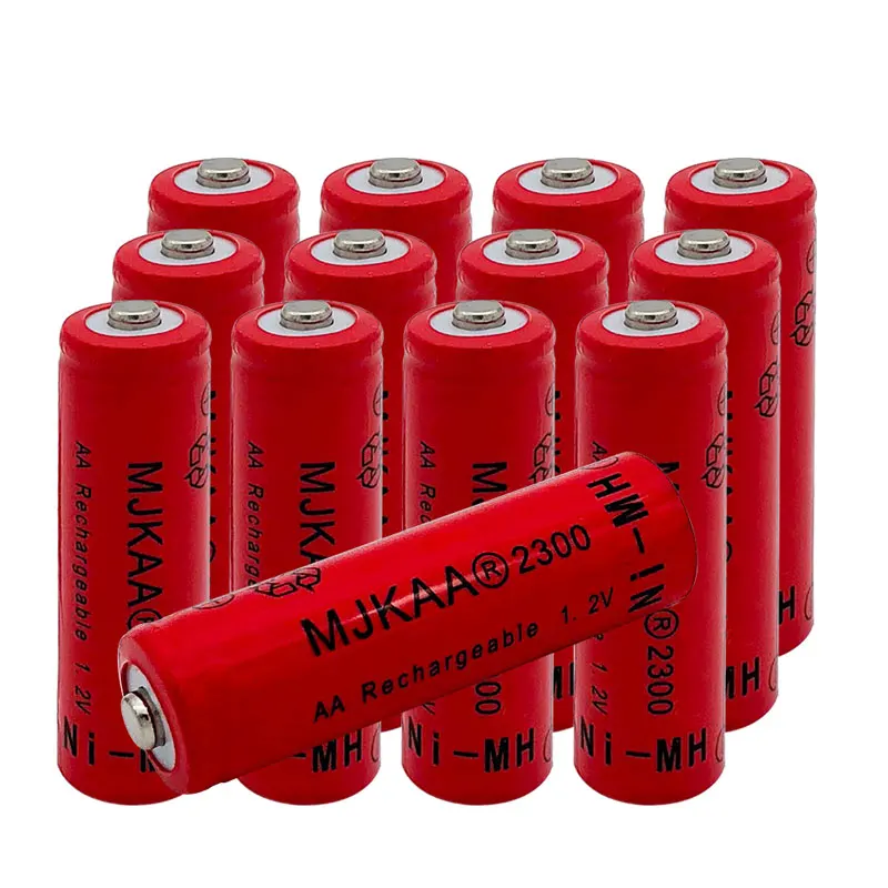 12 шт. в партии Ni MH 2300 mAh AA батареи 1 2 V 7 # аккумуляторная батарея для камеры игрушки RC