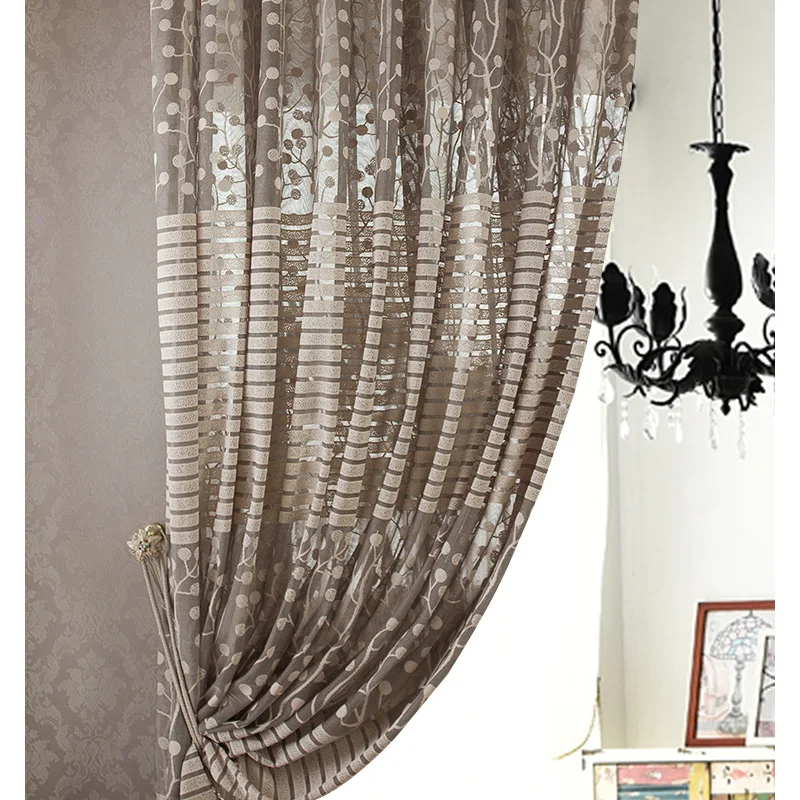 NAPEARL 1 шт. современные кремовые шторы для спальни украшение дома оконные жаккард