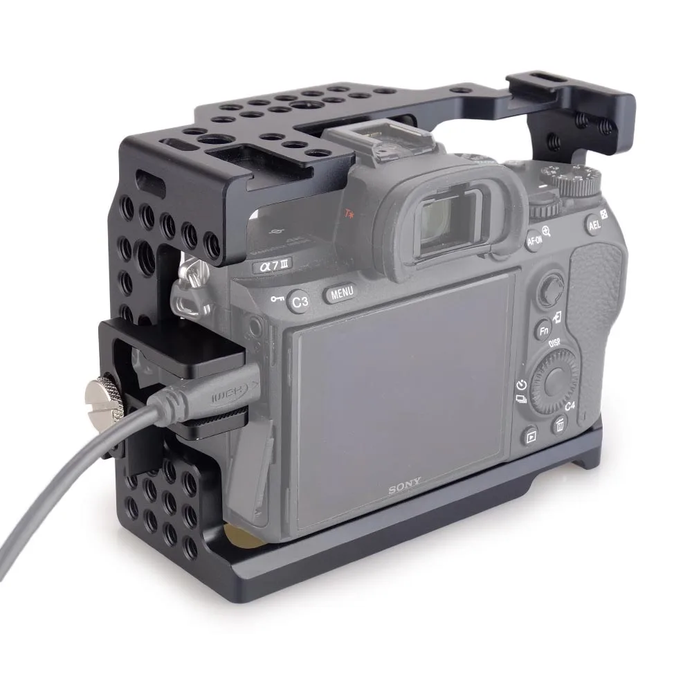 MAGICRIG клетка для камеры с HDMI Кабельный Зажим для sony A7RIII/A7RII/A7SII/A7MII/A7III/A7I камеры для быстрого расширения Комплект