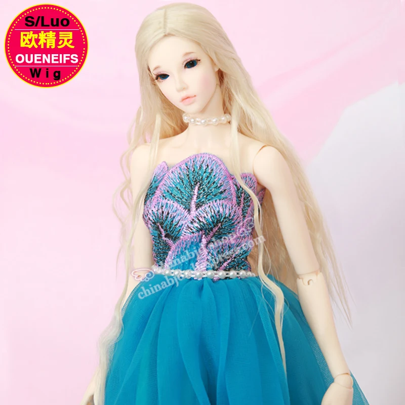 Парик для куклы BJD 1/4 bjd sd Размер 4 5 6 дюймов высокая температура Детские волосы