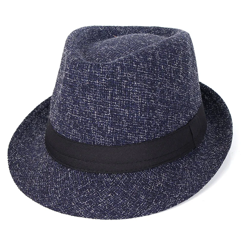 Осень, Зимняя мужская шляпа-федора, черная, sombrero, Fedora hombre, Ретро стиль, Дерби, джаз, шляпа, Трилби, красная