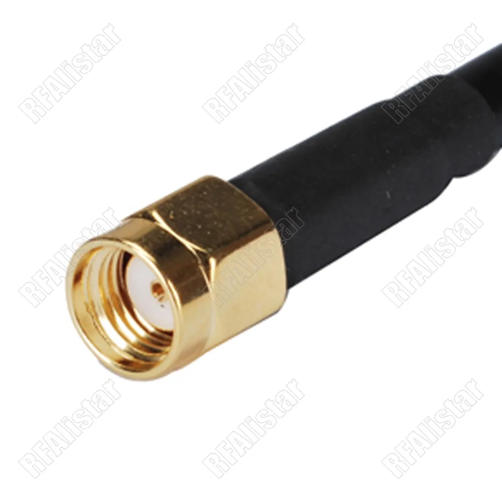 SMA штепсельная Вилка с низкой потерей для RP-SMA Удлинительный кабель RG58 Wlan Wifi