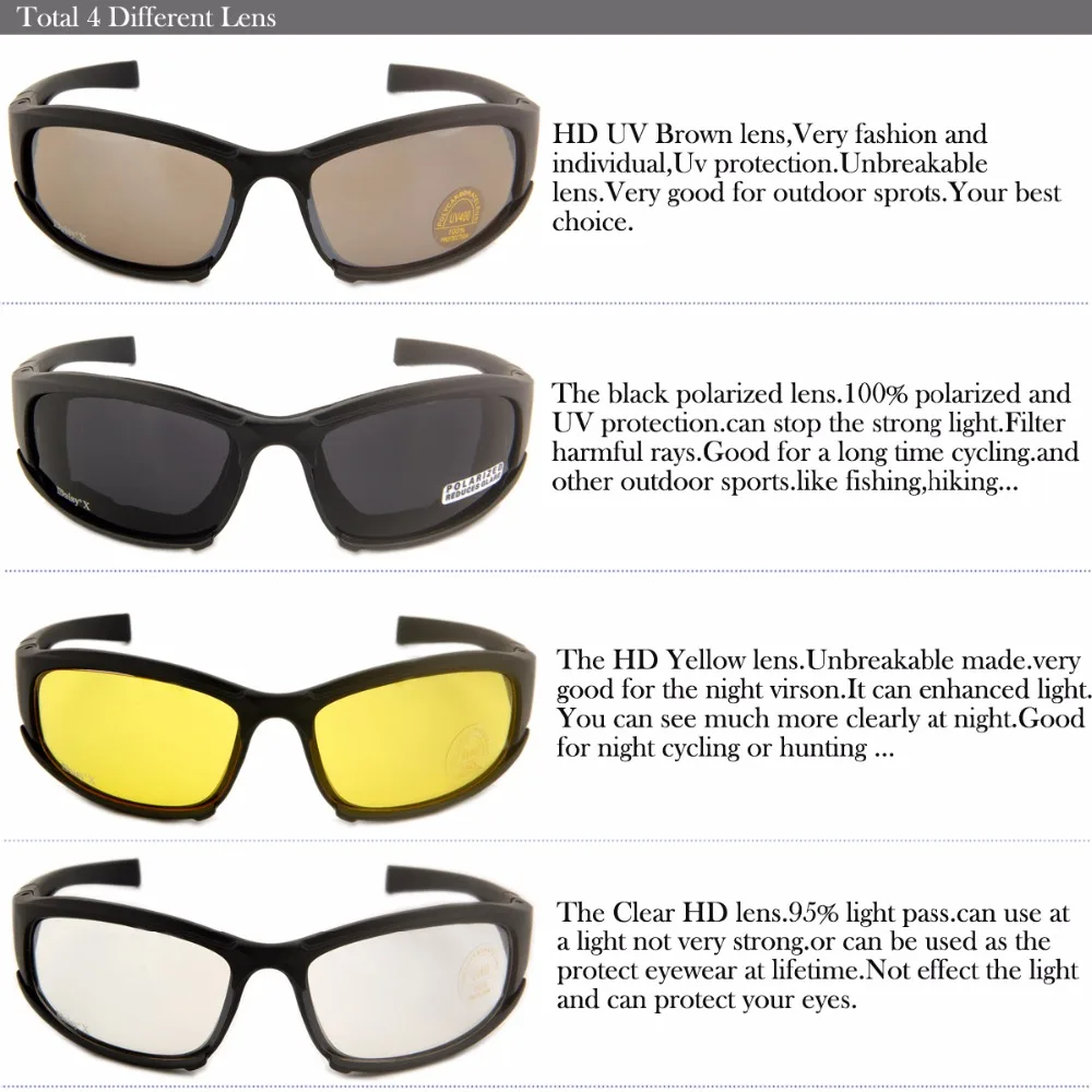 DAISY Goggles 4LS мужские военные поляризованные солнцезащитные очки для улицы мужские спортивные очки для страйкбола мотоциклетные велосипедные очки