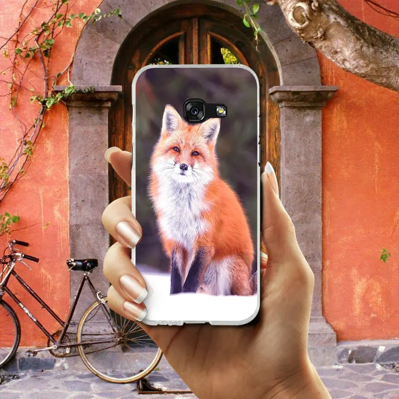 Мягкие чехлы для телефонов Samsung Galaxy S2 S3 S4 S5 Mini S6 S7 S8 S9 S10 Lite Edge Plus Note 4 5 8 9 White Fox Tiger Leopard