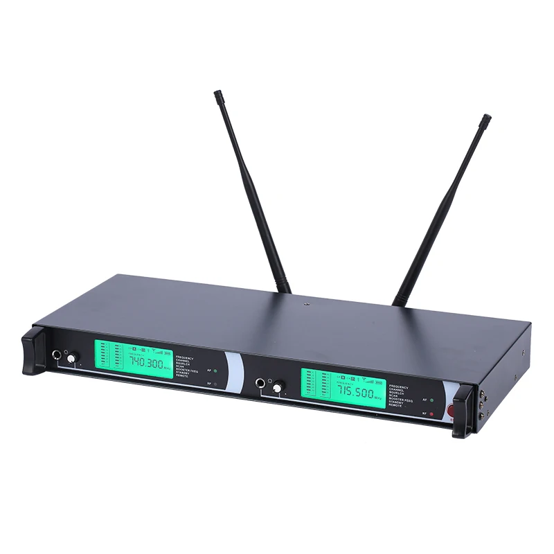 BTL беспроводной микрофон системы Professional караоке 2 ручной с UHF приемник для певицы
