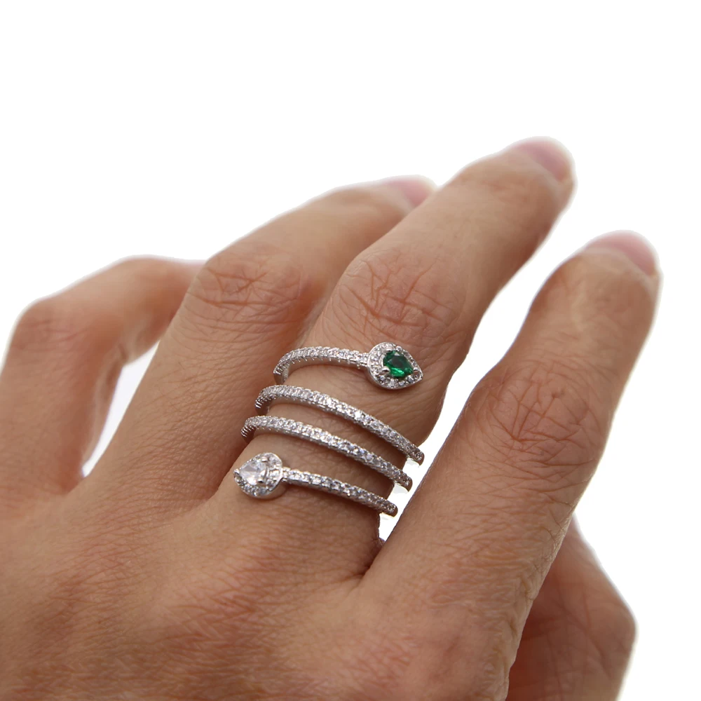 Горячая Распродажа, модные вечерние украшения, классические украшения Anillos, потрясающие многорядные полные, кольца на палец для женщин
