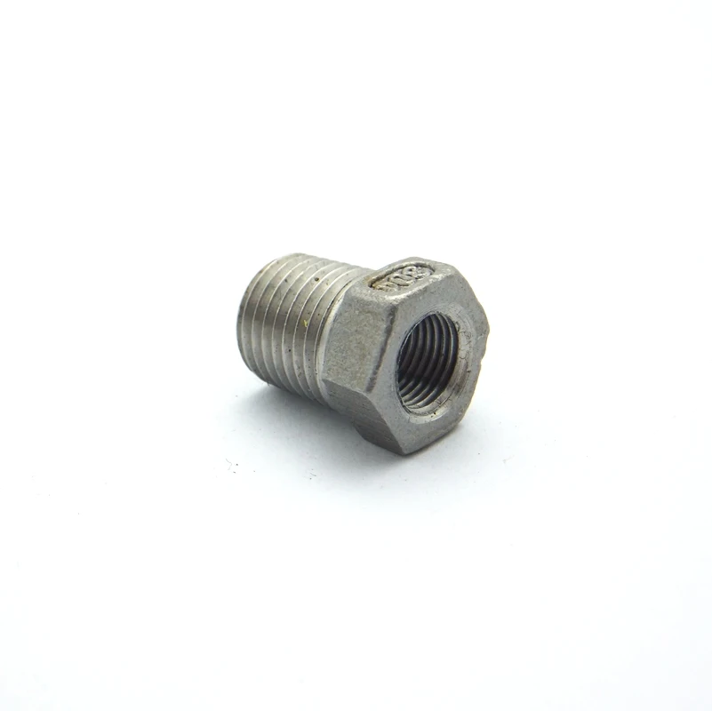 1/2 &quotBSP папа x 1/8&quot BSP Женский редуктор втулка резьба 304 нержавеющая сталь