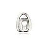 silver color single OMYFUM Горячие Grillzs золото Цвет зубы Grillz набор смешанный дизайн поддельные зубные решетки хип-хоп Прохладный Для мужчин украшения для тела США рэп капы для зубов - Окраска металла: silver color single