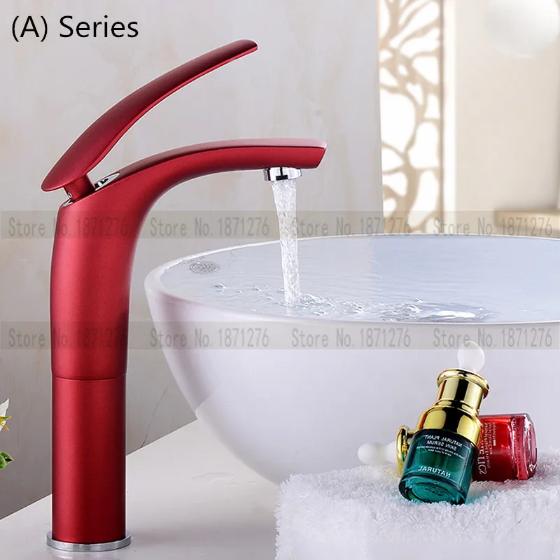 Горячий новый цвет ванной кран бассейна латуни водопад / хром белый Античный