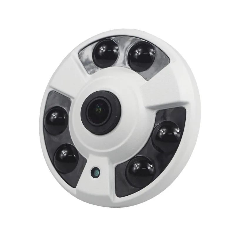 Камера рыбий глаз 1080P 2MP панорамная POE ip камера с аудио съемка широкий угол 360