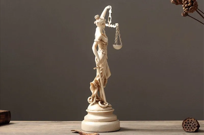 Песчаник греческая статуя Themis украшение дома аксессуары песчаник Греческая богиня справедливости Статуя Скульптура