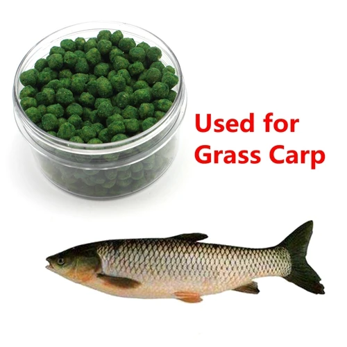 GrassCarp Bait 100 г гранулы леща трава карпа серебро Dace наживка для тилапии мульти-вкус приманки формула насекомых частицы костюм частиц - Цвет: GrassCarp Bait