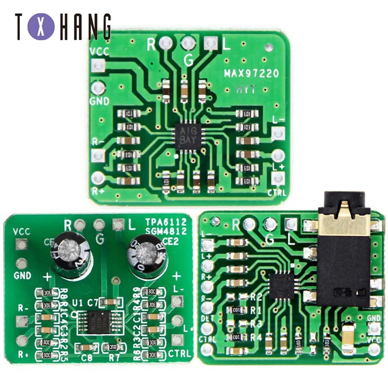 

SGM4812 TPA6132 MAX97220 Differential Balanced Stereo Amplifier HIFI Board Module