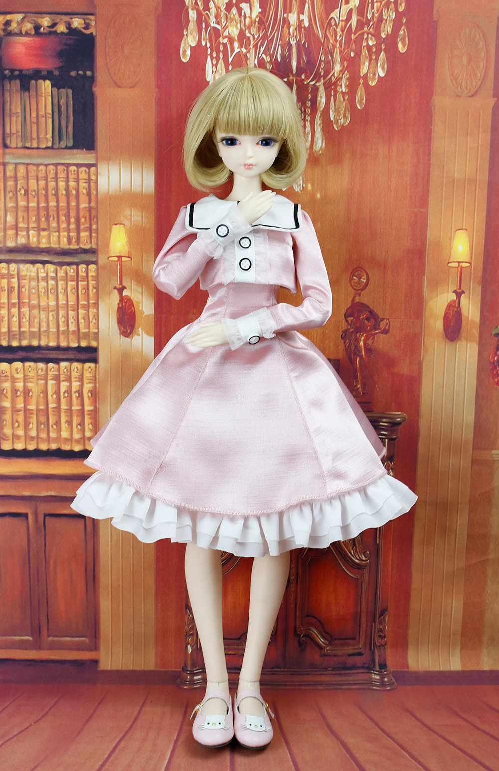 Forturn Days одежда для 1/4 BJD кукла розовая школьная форма для тела