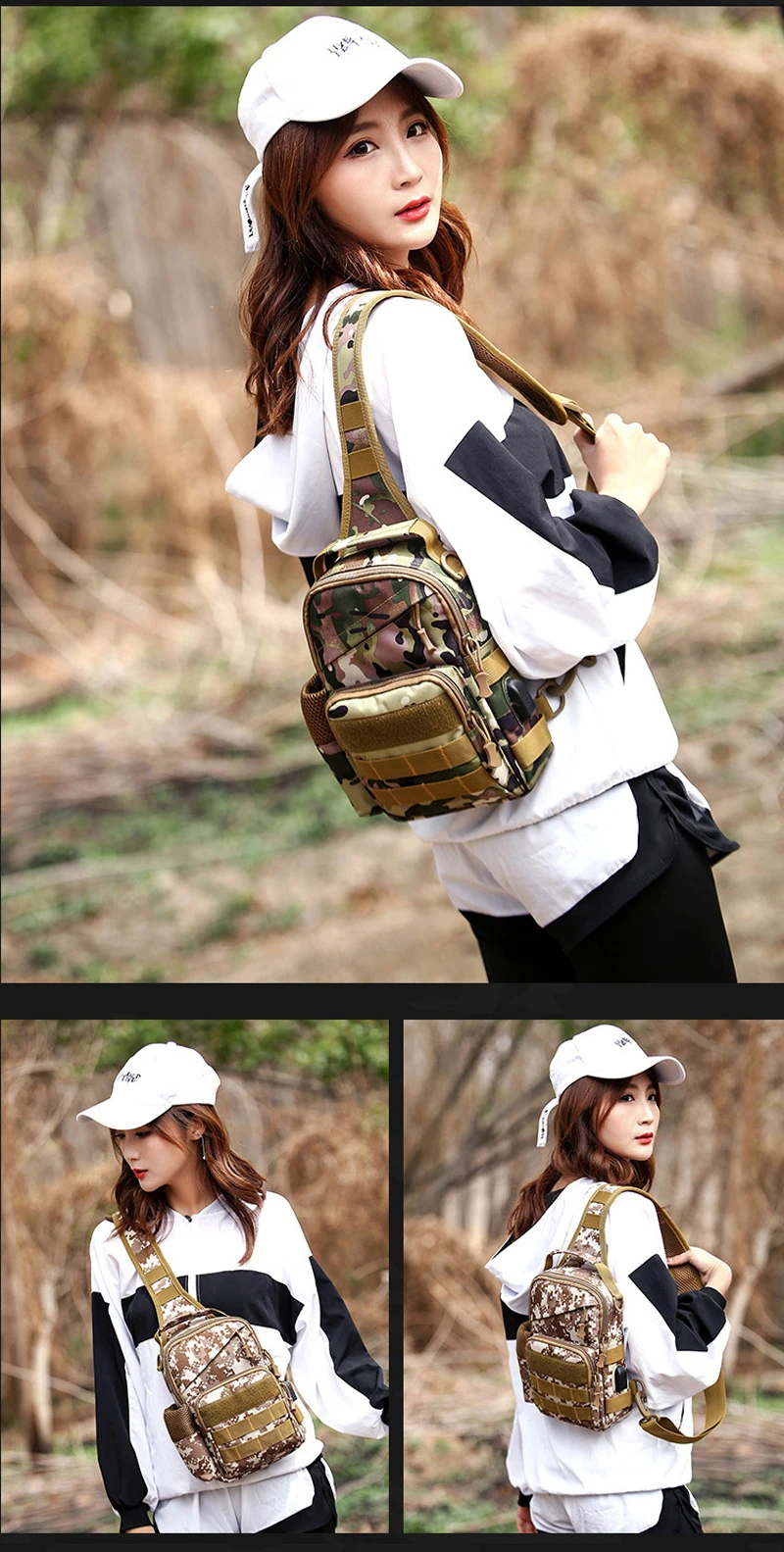 Тактическая Сумка-слинг, рюкзак на плечо, военная спортивная сумка для походов, походов, походов