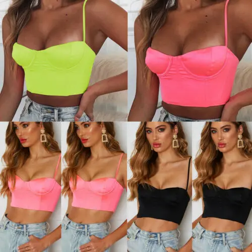 Сексуальный женский летний топ на бретельках Женская майка без рукавов жилет