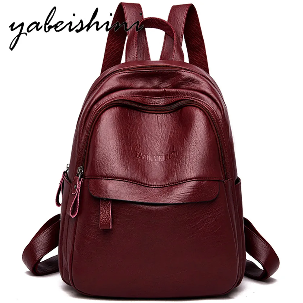 Mochilas mujer, женский рюкзак из натуральной кожи, женский рюкзак для путешествий, женский рюкзак для девочек, Новинка