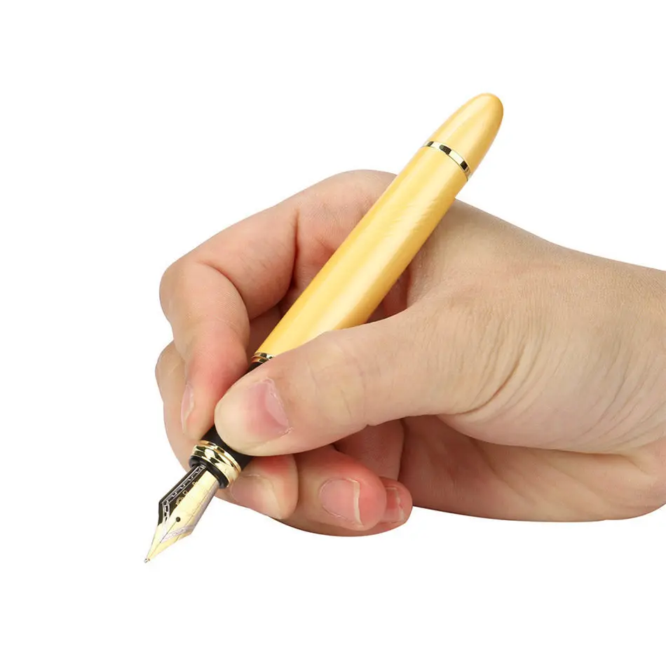 JIN HAO матовая роскошная черная Авторучка JinHao X750 0 5 мм дополнительный тонкий