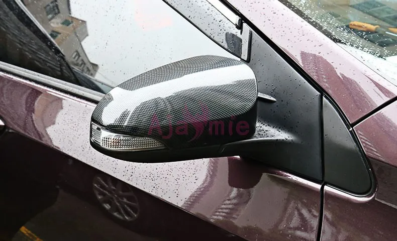 Для Toyota Yaris 2012 2013 2014 углеродное волокно цветной автомобильный Стайлинг чехол для