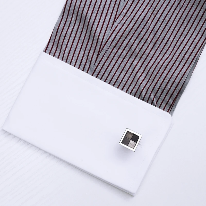 Мужские Запонки KFLK серые запонки на пуговицах манжетах ювелирные изделия