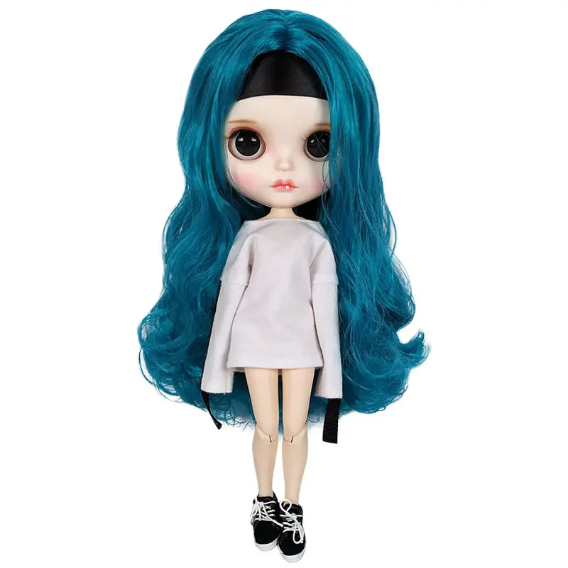 Новый список мини 30 см Мода 1/6 Blyth кукла с длинными вьющимися волосами и модная