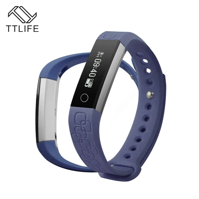 TTLIFE Водонепроницаемый Фитнес-Трекер Шагомер OLED Smart монитор Сердечного Ритма