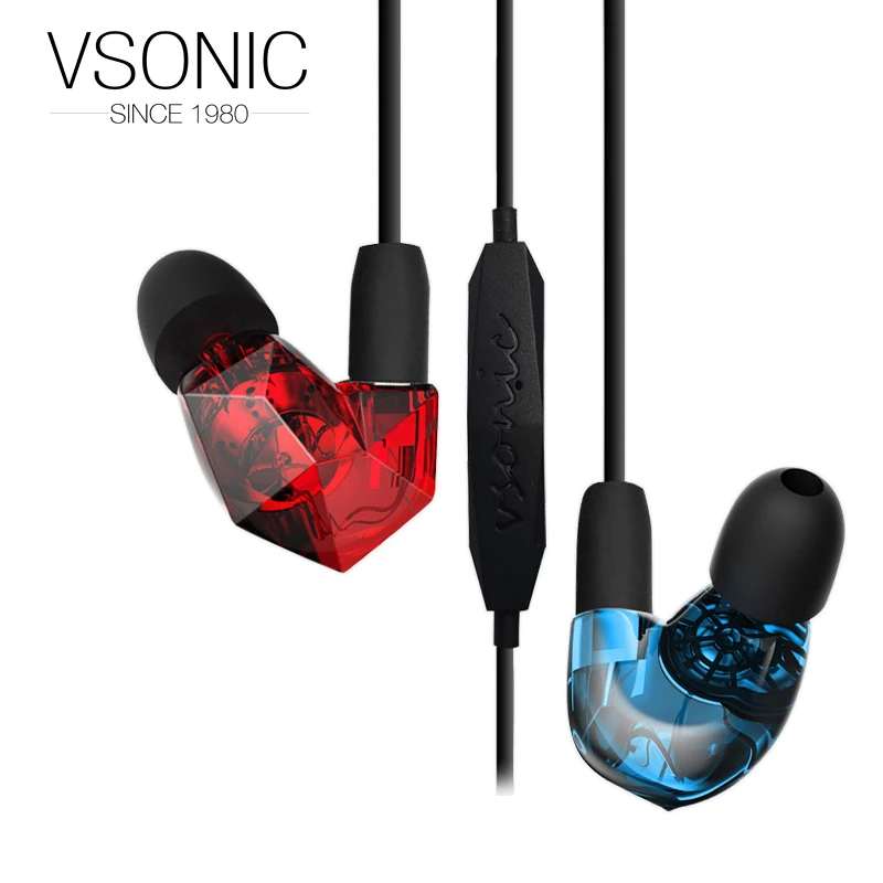 VSONIC Новинка VSD5S VSD5Si с микрофоном динамические профессиональные шумоизоляционные