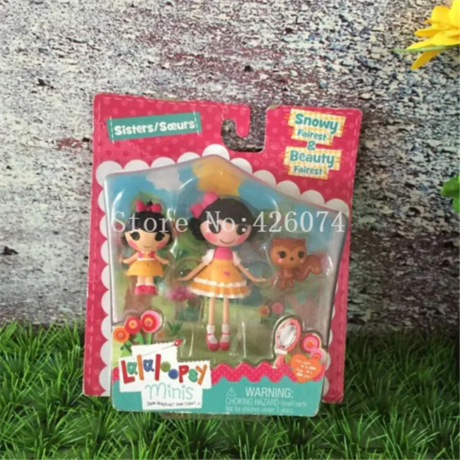 Новая мода Lalaloopsy Minis Sisters фигурки Куклы для девочек детские игрушки украшения детские рождественские подарки