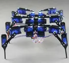 Робот-паук 6 футовНожка Hexapod 4, Радиоуправляемый мини робот-Рама, шасси для Arduino 9g, Сервоуправление, игрушка сделай сам, обучающий проект