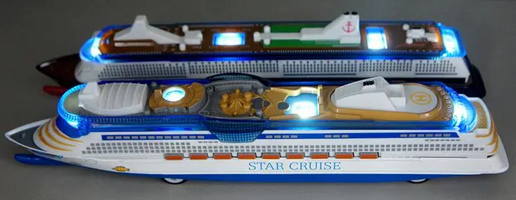 Высокая имитация большой роскошный Круизный корабль, 1: 600 сплав, модель обратного корабля, металлические diecasts, музыкальная флэш-игрушка модель