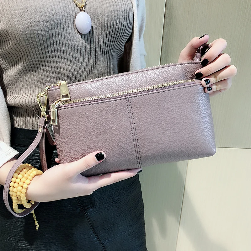 BAQI Women Handbags Shoulder Bags 2019 Fashion Genuine Leather Cowhide Luxury Designer Messenger Crossbody Bag Purse Lady | Багаж и сумки