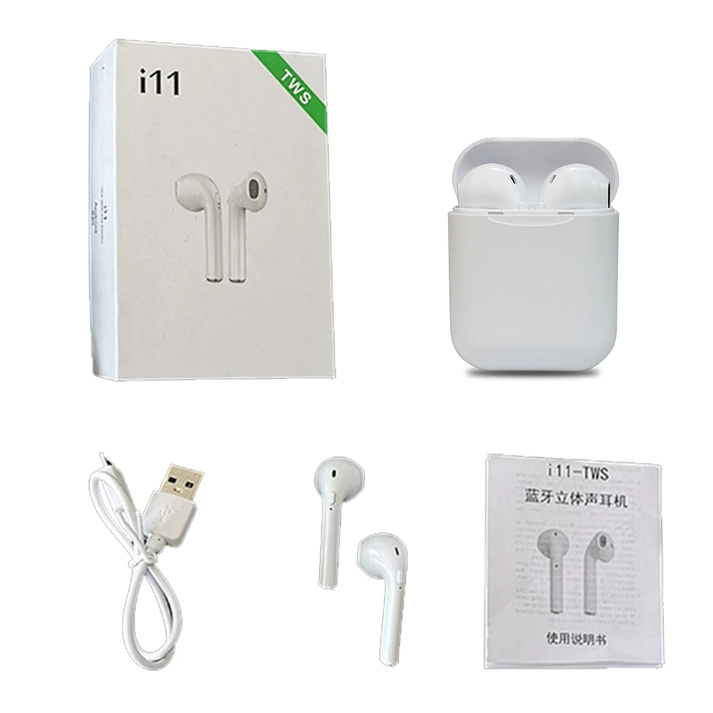 I11 TWS Bluetooth 5 0 гарнитура беспроводные мини наушники стерео звуковой эффект для