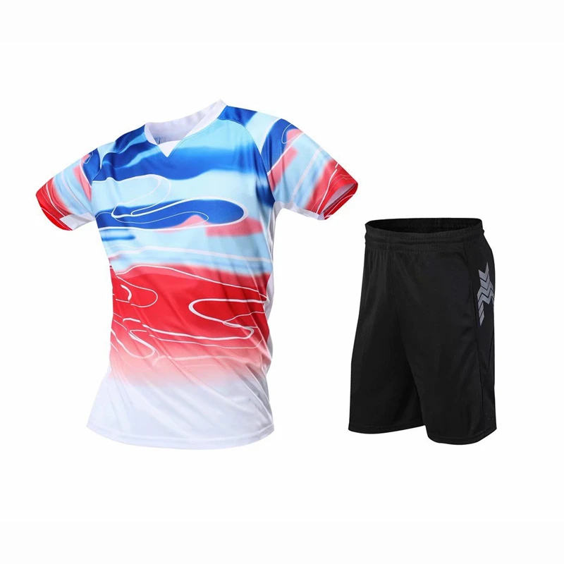 Комплекты рубашек для бадминтона женщин/мужчин/детей дышащая спортивная одежда