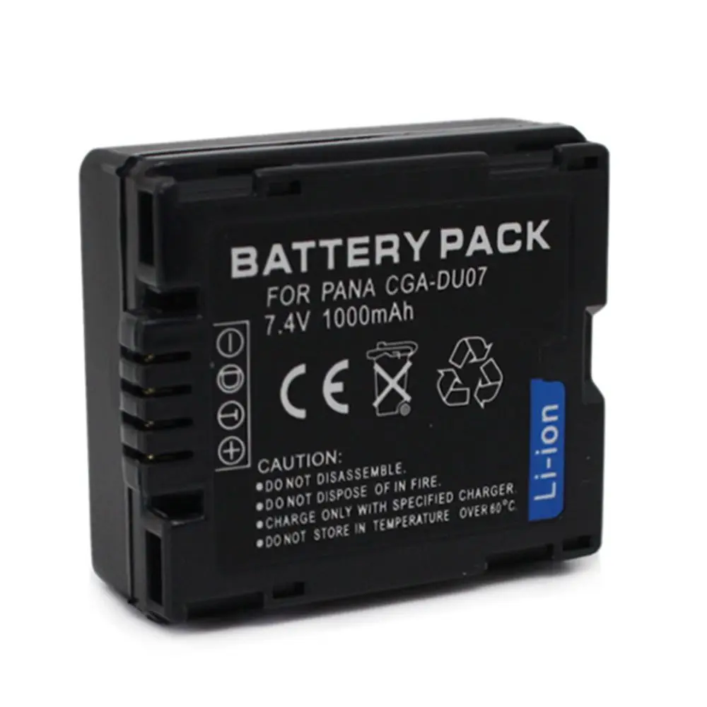 WHCYonline 700 мА/ч Φ VW VBD070 CGA DU07 Аккумулятор для камеры PANASONIC CGR DU06 GS100K GS17E|camera battery|battery for