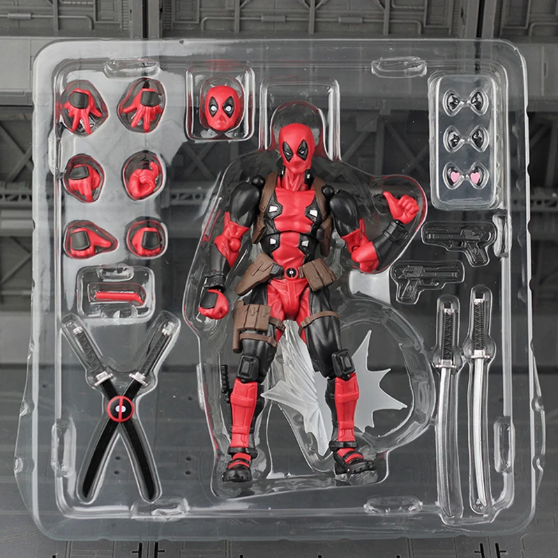 Серия NO.003 Venom No.002 No.001 Дэдпул с кронштейном ПВХ фигурка Коллекционная модель