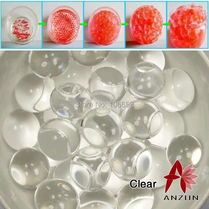 1200 шт почва из гидрогеля прозрачный цветок растения вода питательный Биогель