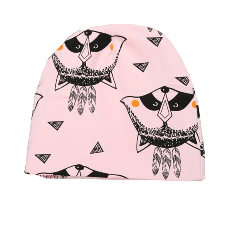 2020 стильные детские шапки мягкие хлопковые с рисунком для новорожденных девочек