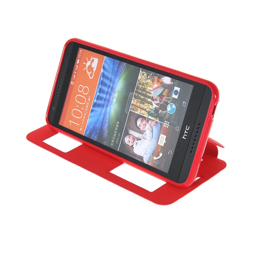 Чехол из искусственной кожи для HTC Desire 620 5 0 дюйма 620G 820 мини-чехол с откидной